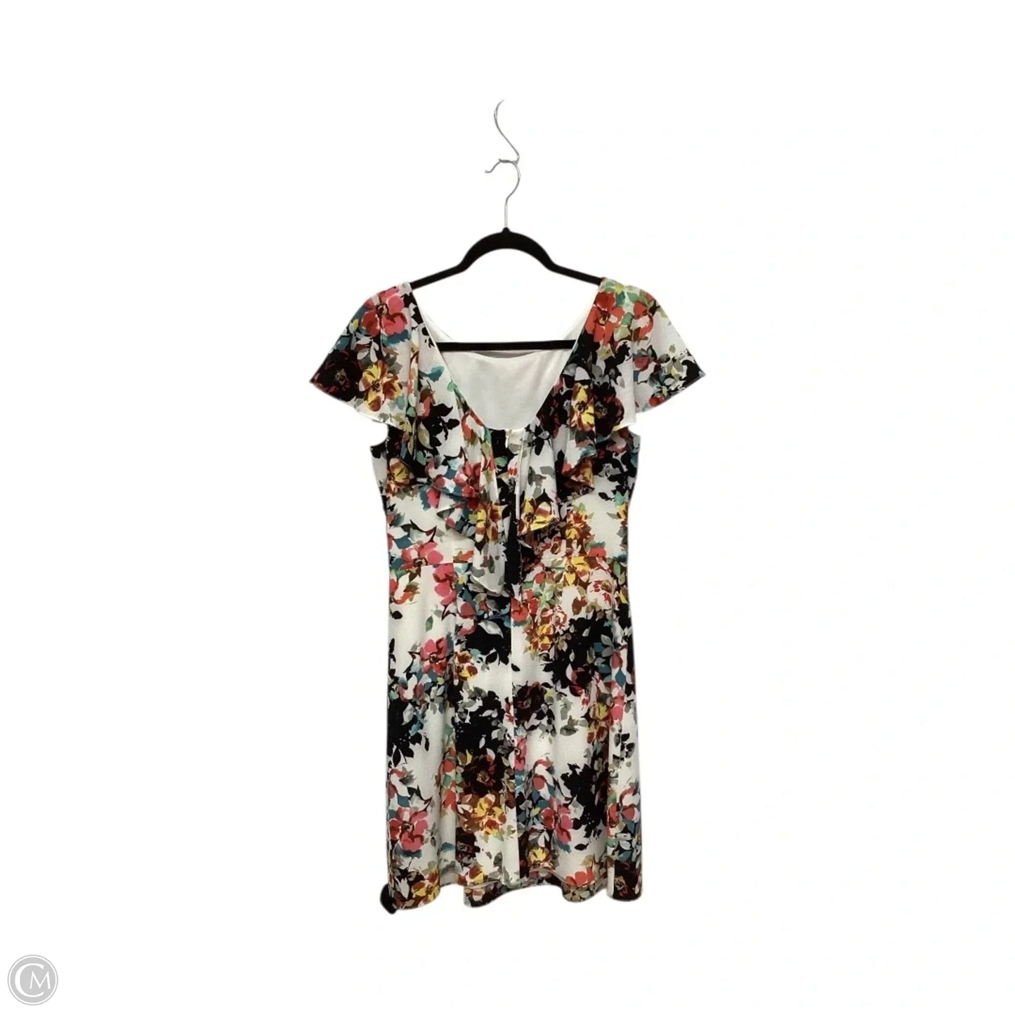 Dress Party Short By London Times In Floral Print, Size: 10