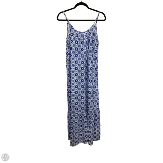 Dress Casual Maxi By Loft In Blue, Size: M