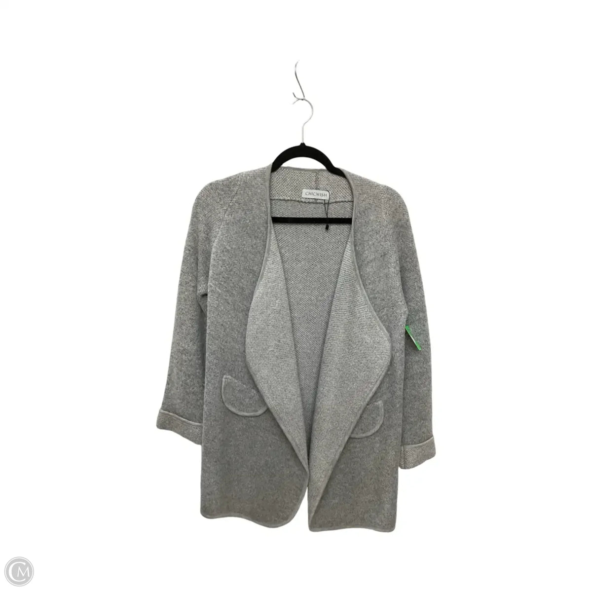Cardigan By Chicwish In Grey, Size: M