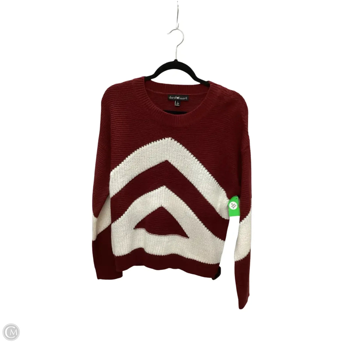 Sweater By Derek Heart In Red, Size: L