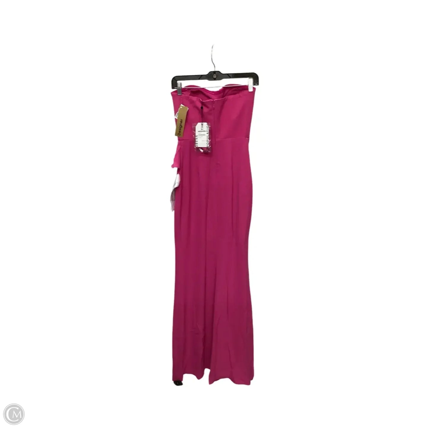 Designer Dress Party Long By Dress The Population In Pink, Size: Xxs