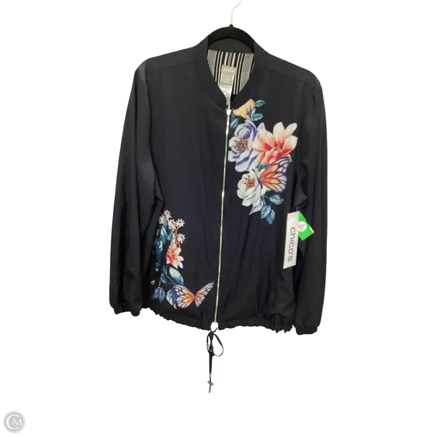 Jacket Other By Chicos In Black, Size: Xl