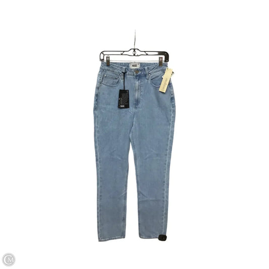 Designer Jeans Skinny By Paige In Blue Denim, Size: 4