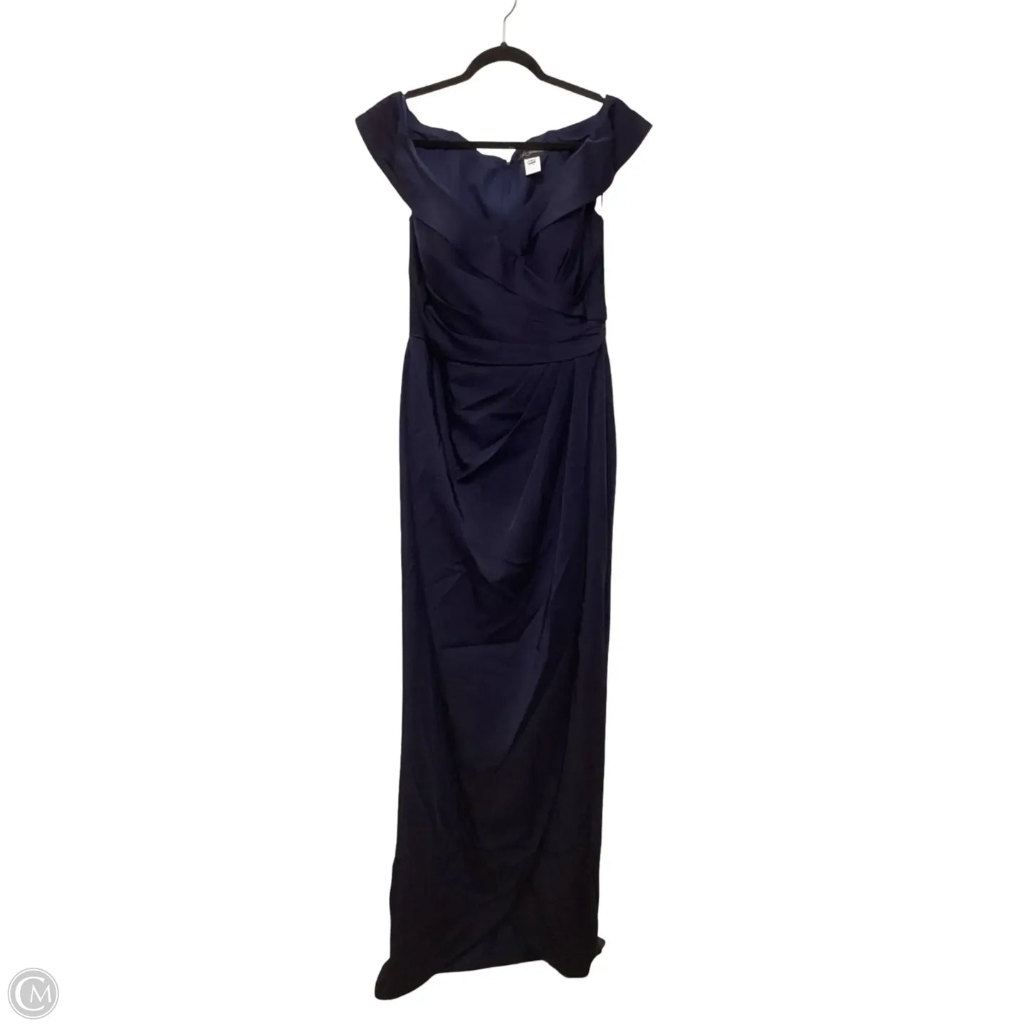 Dress Party Long By Clothes Mentor In Navy, Size: 10
