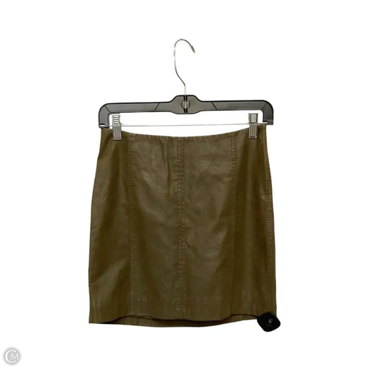 Skirt Mini & Short By Free People In Brown, Size: 4