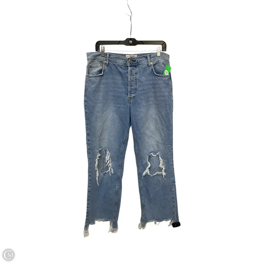 Jeans Cropped By We The Free In Blue Denim, Size: 18