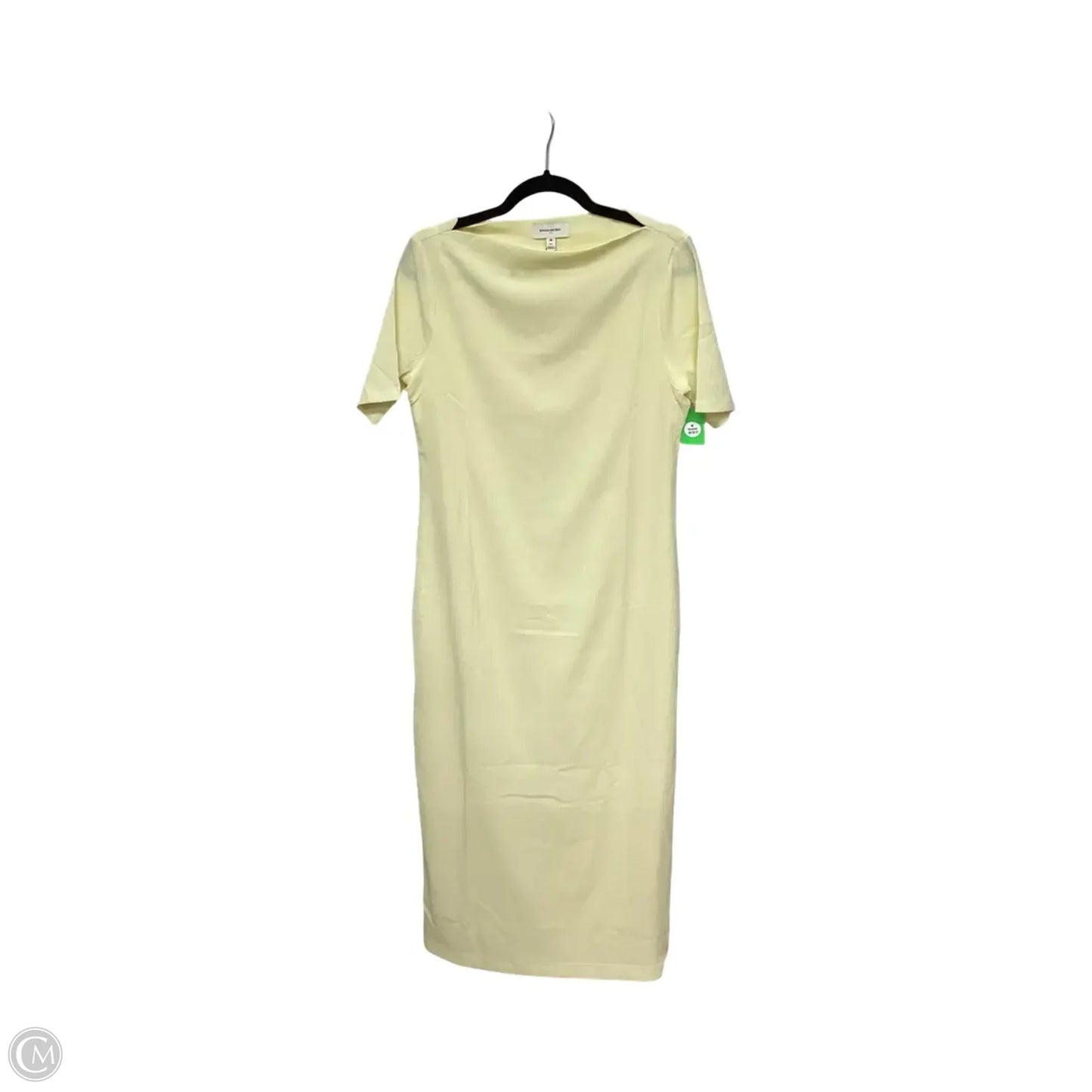 Dress Casual Midi By Banana Republic In Yellow, Size: M