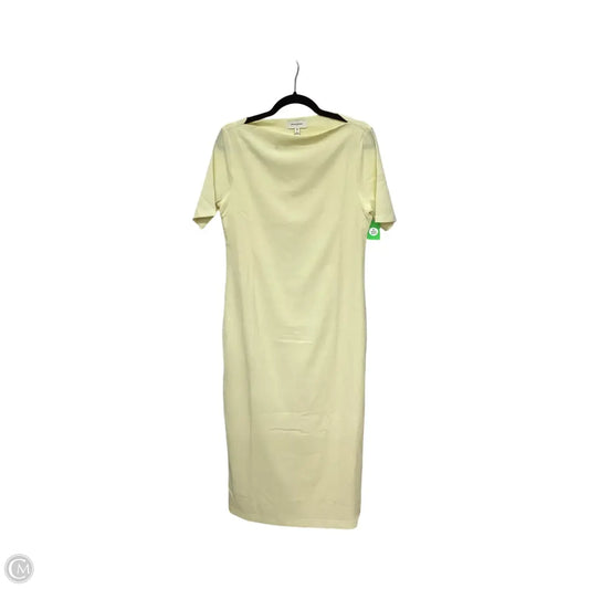 Dress Casual Midi By Banana Republic In Yellow, Size: M