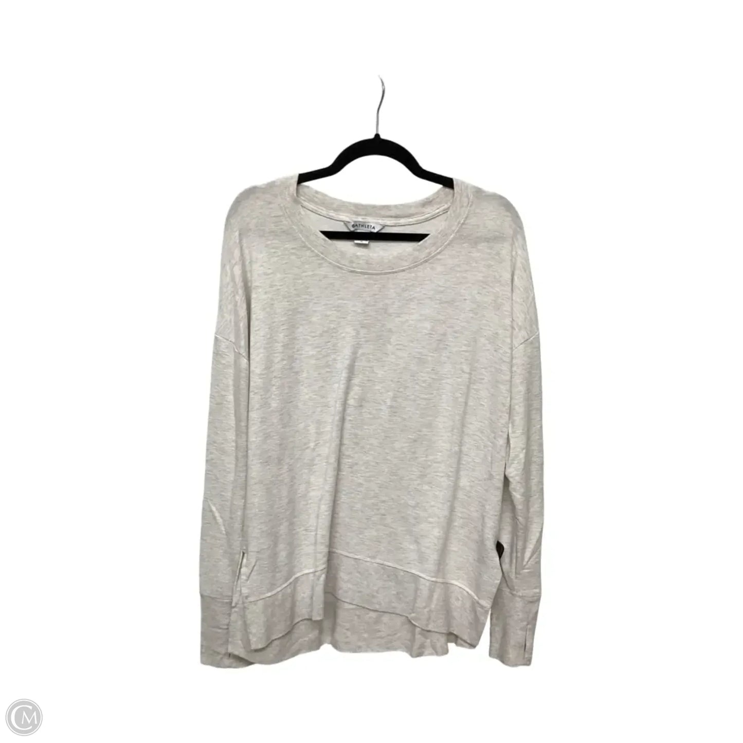 Athletic Jacket By Athleta In Grey, Size: L