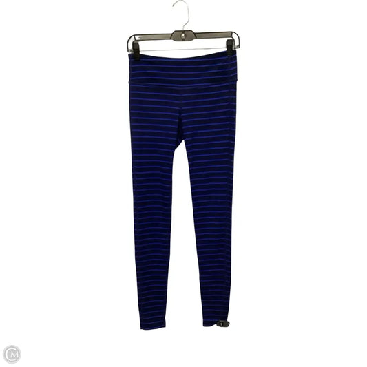 Athletic Leggings By Athleta In Striped Pattern, Size: S