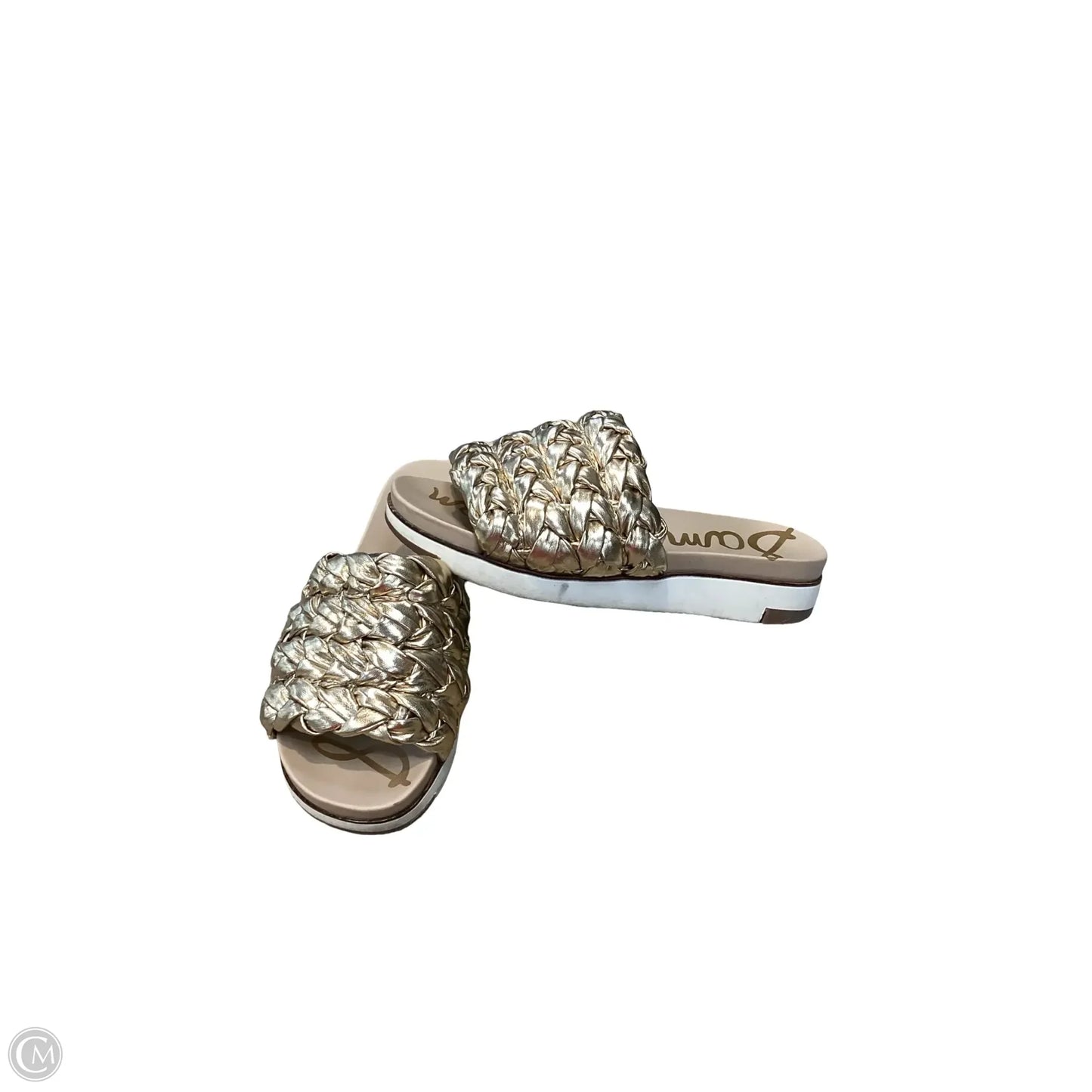 Sandals Flats By Sam Edelman In Gold, Size: 8