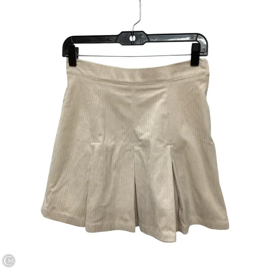 Skirt Mini & Short By Loveriche In Tan, Size: S