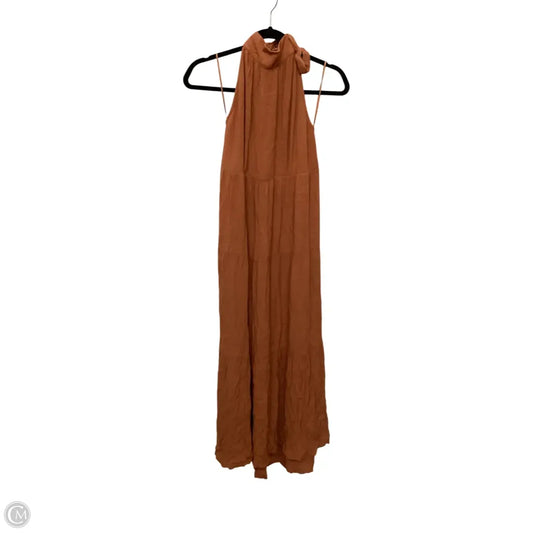 Dress Casual Maxi By RSI In Orange, Size: L