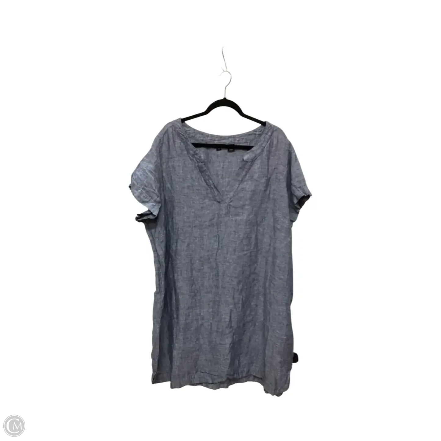 Dress Casual Short By Tahari In Blue Denim, Size: 3x
