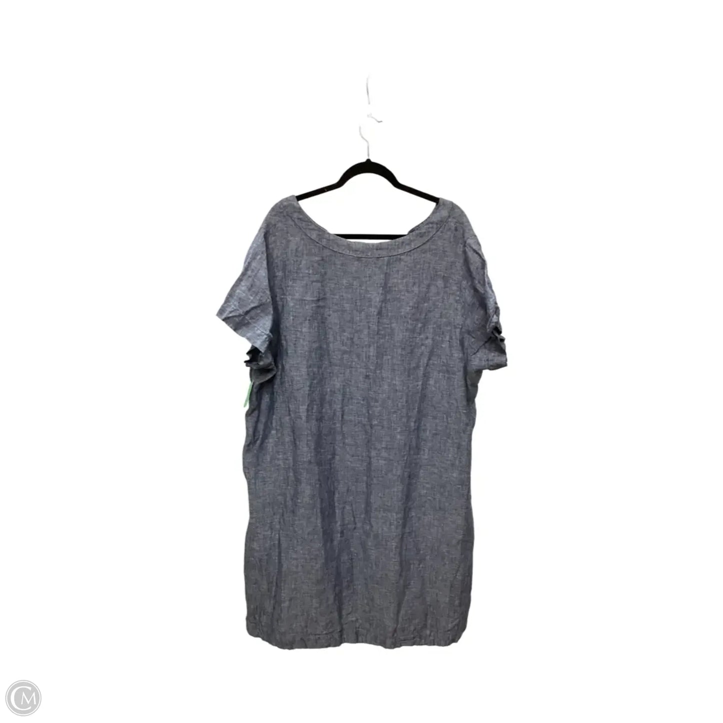 Dress Casual Short By Tahari In Blue Denim, Size: 3x