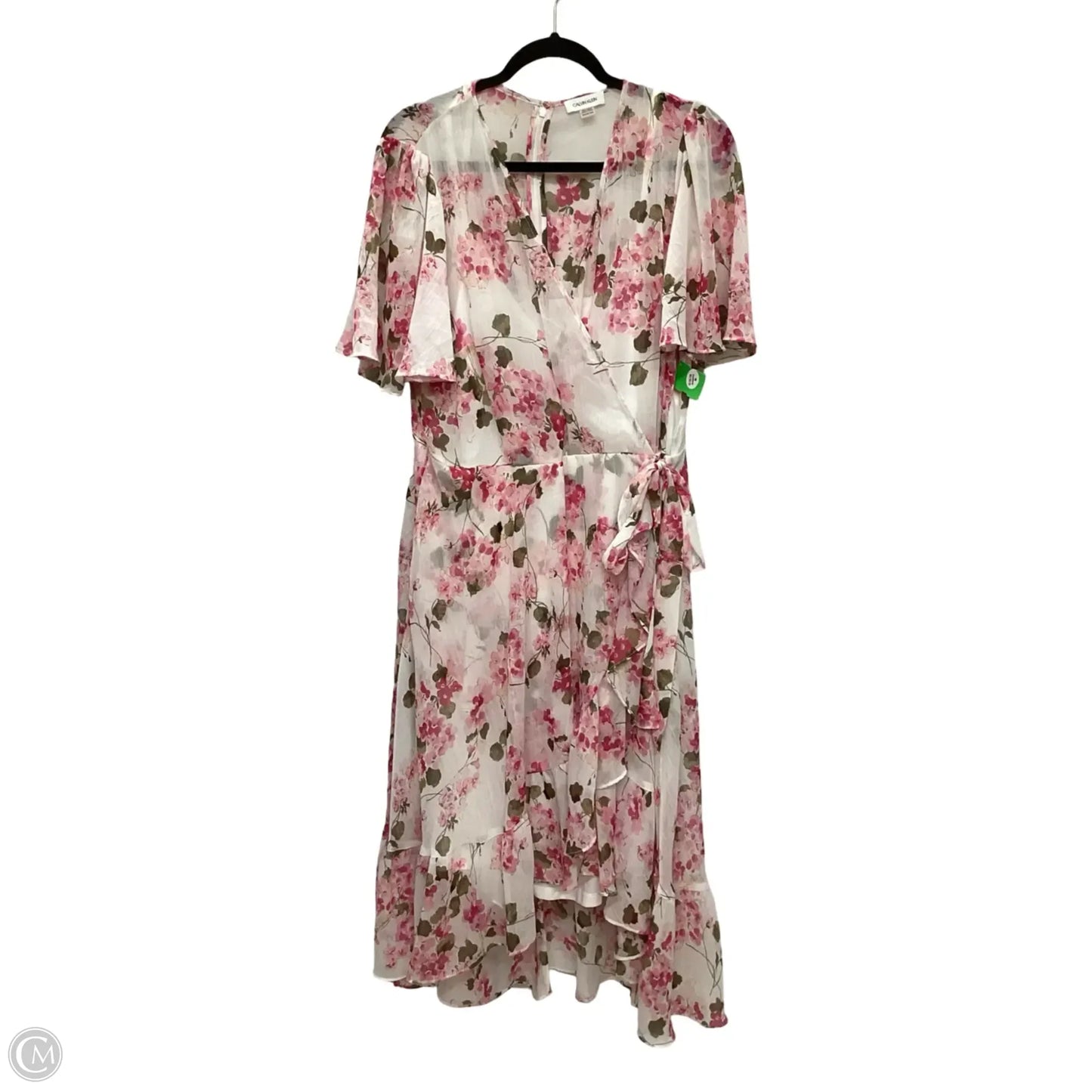 Dress Casual Short By Calvin Klein In Floral Print, Size: 16
