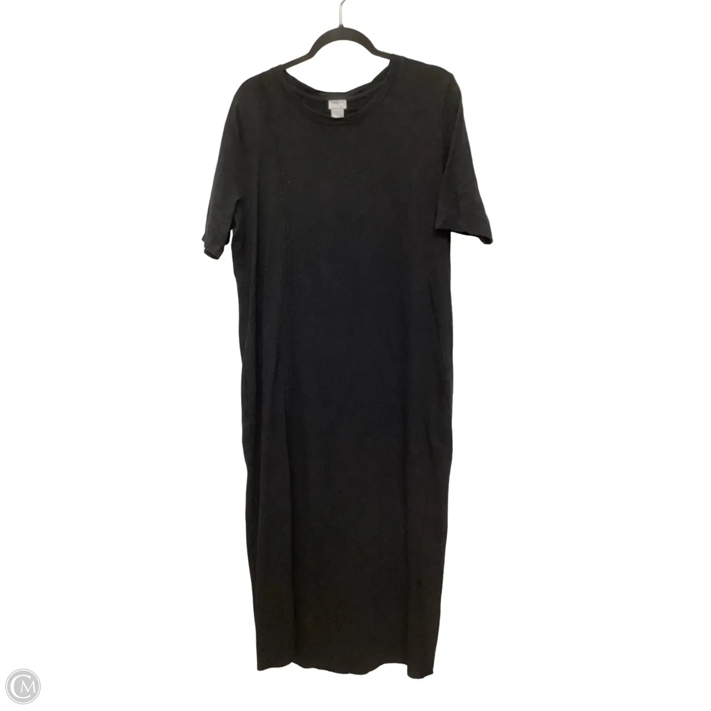 Dress Casual Maxi By Chicos In Black, Size: Xl