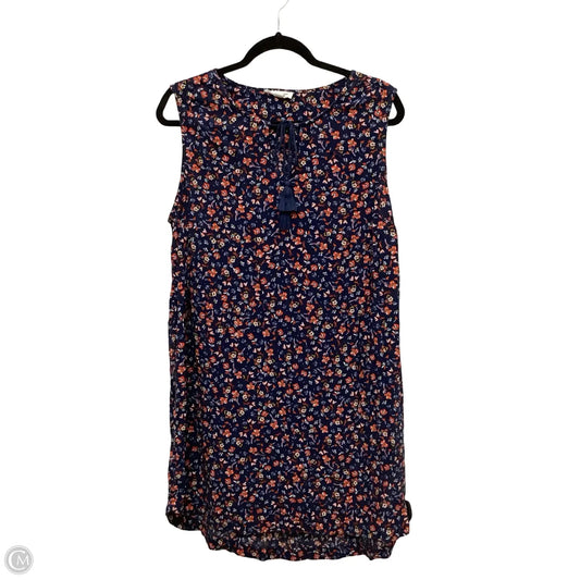 Dress Casual Short By Beachlunchlounge In Floral Print, Size: 1x