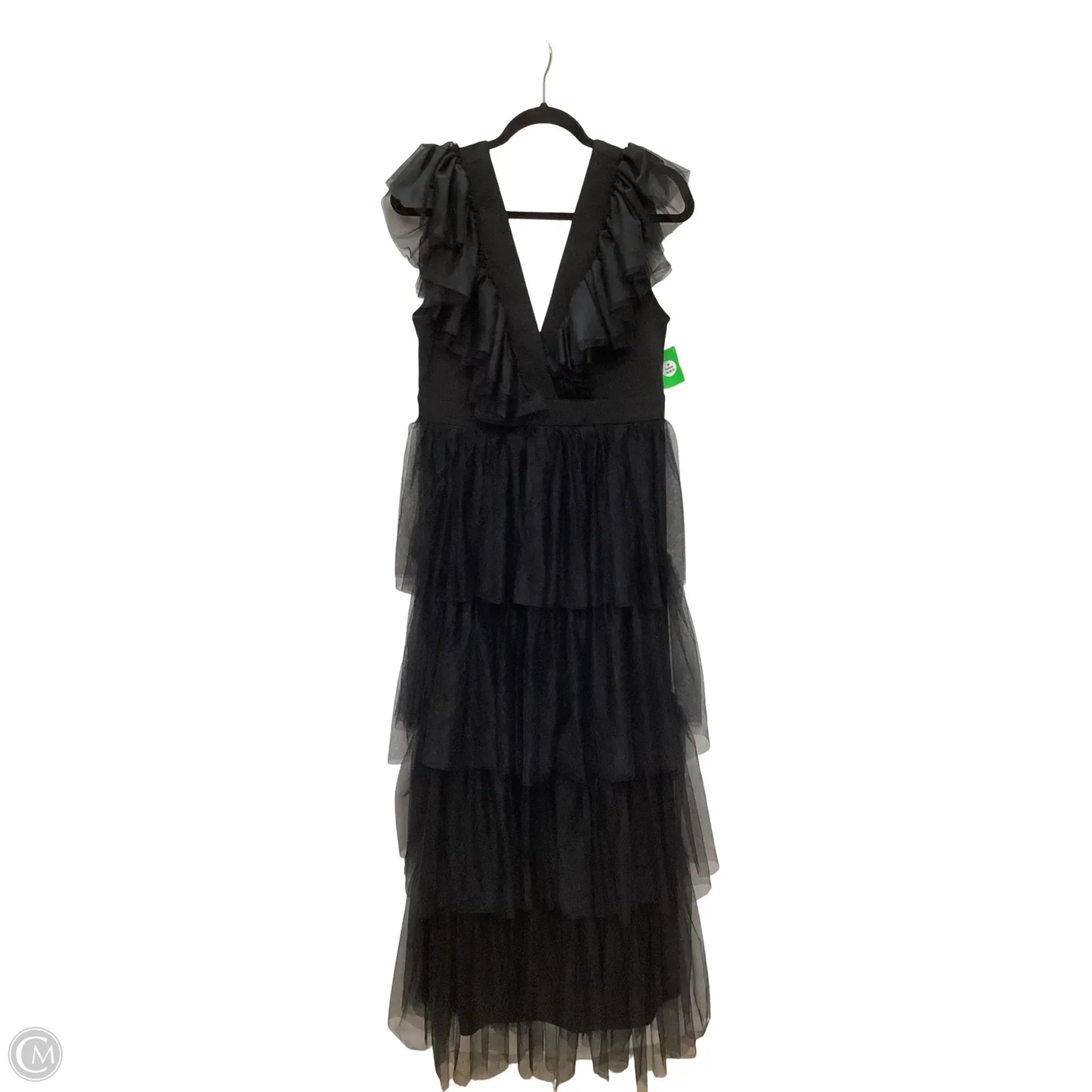 Dress Party Long By Clothes Mentor In Black, Size: Xl
