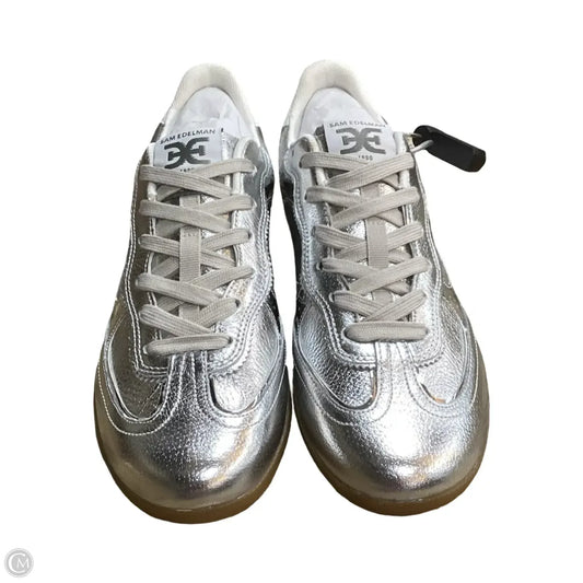 Shoes Sneakers By Sam Edelman In Silver, Size: 9.5