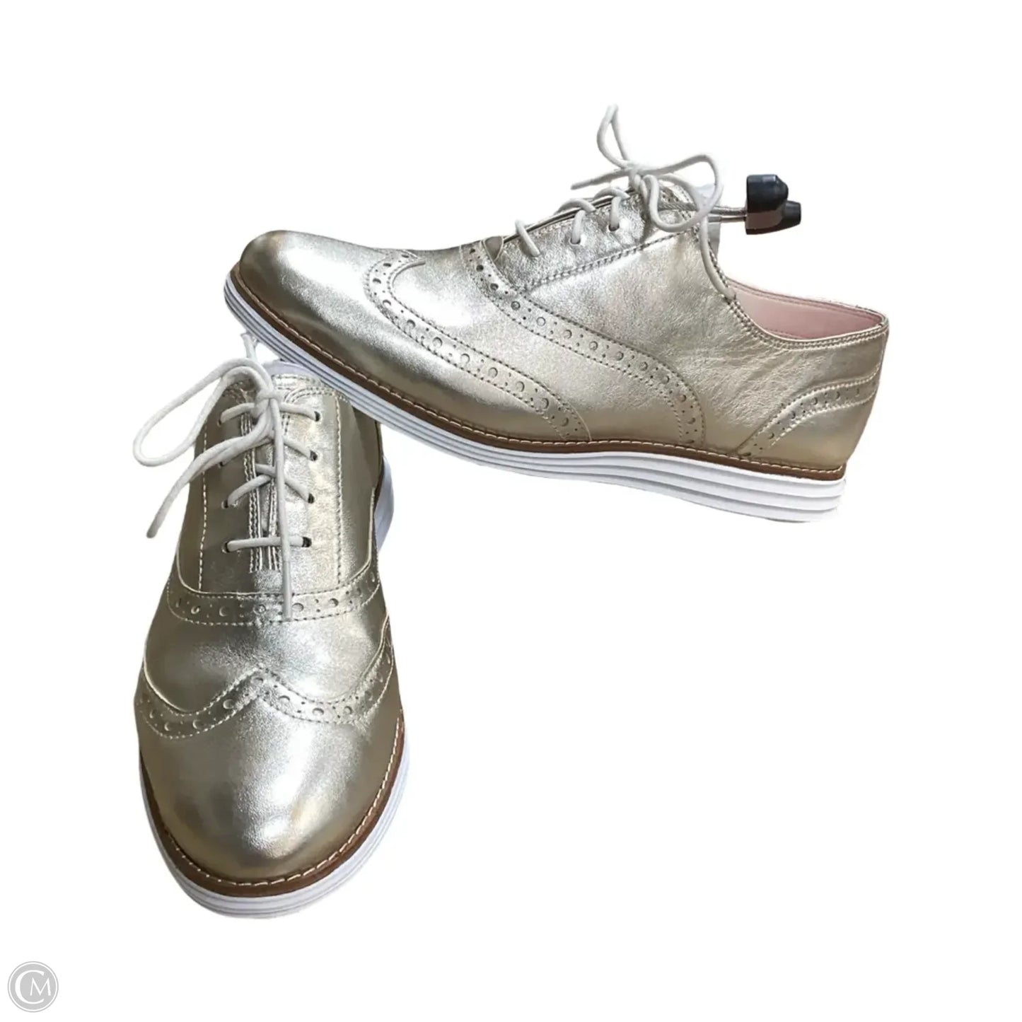 Shoes Sneakers By Cole-haan In Gold, Size: 9.5