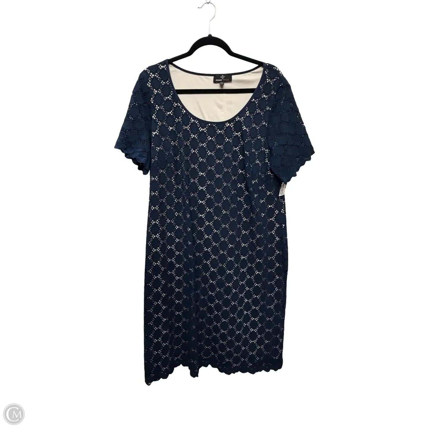 Dress Casual Short By Ronnie Nicole In Navy, Size: 18