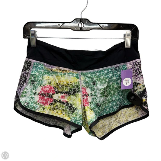 Athletic Shorts By Lululemon In Multi-colored, Size: 4