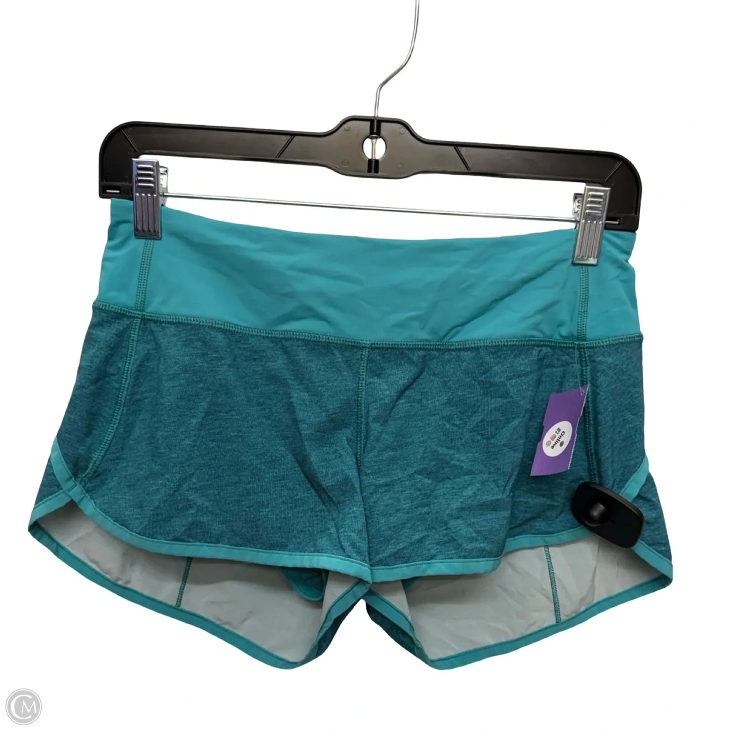 Athletic Shorts By Lululemon In Blue, Size: 4