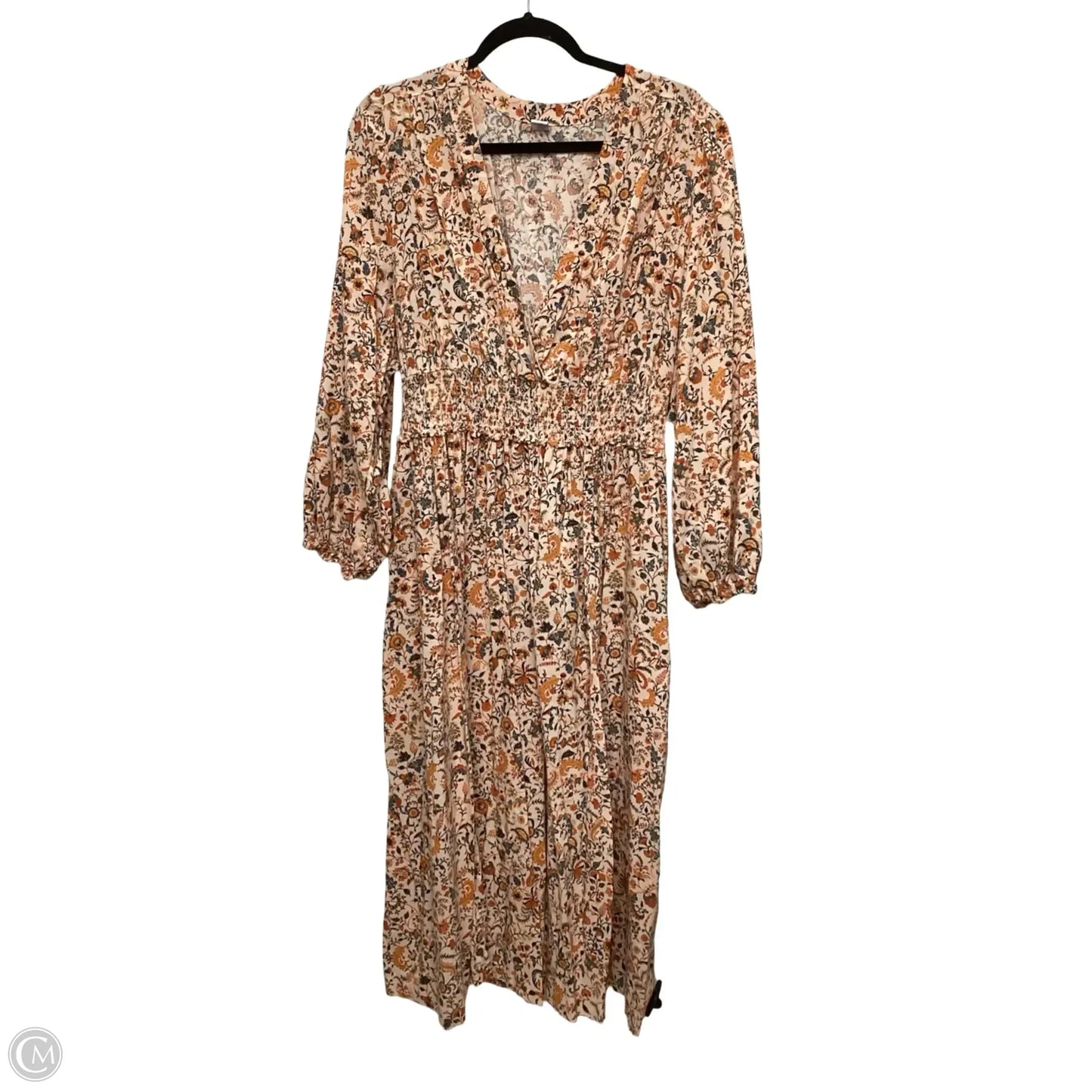 Dress Casual Midi By Old Navy In Floral Print, Size: Xxl