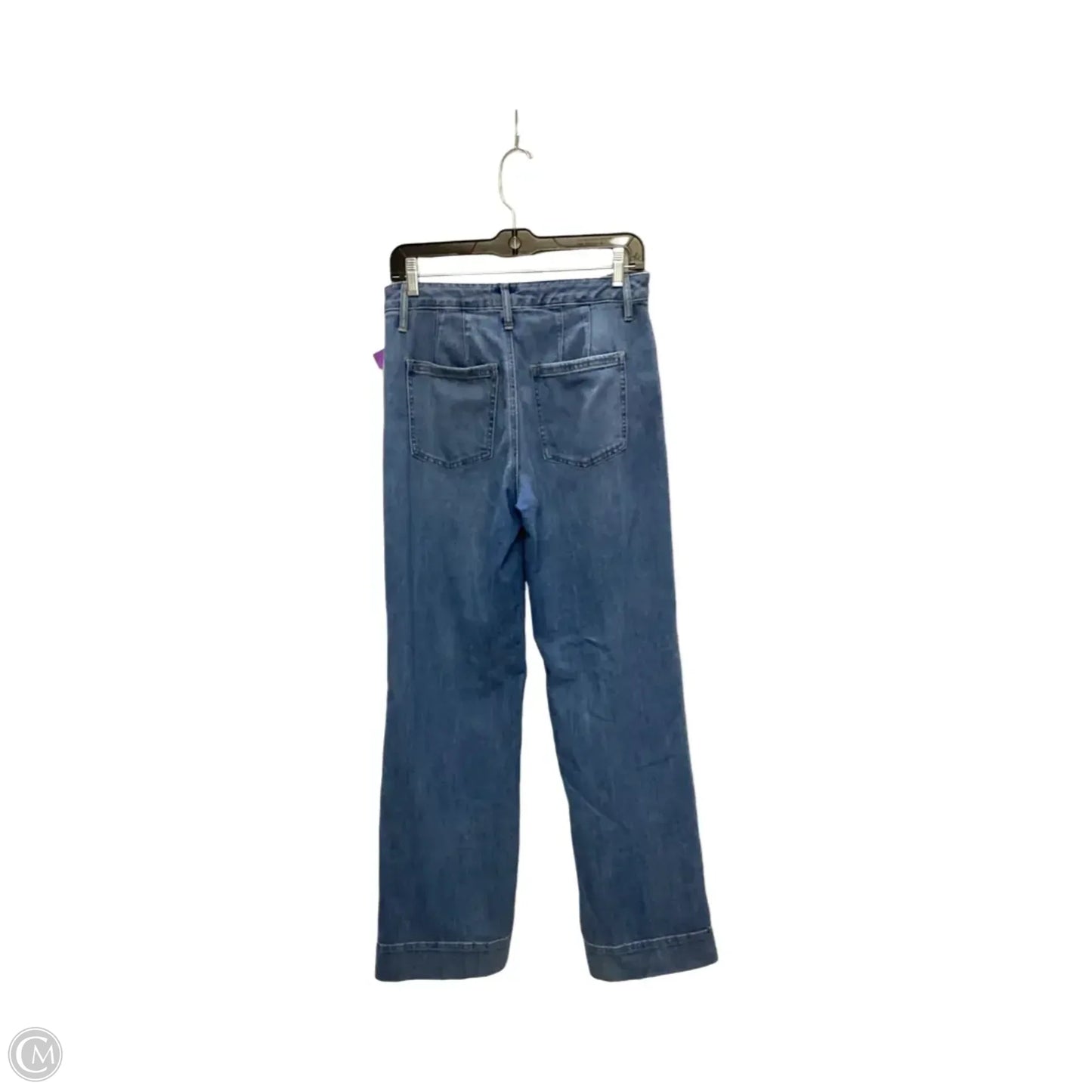 Jeans Wide Leg By Chicos In Blue Denim, Size: 0