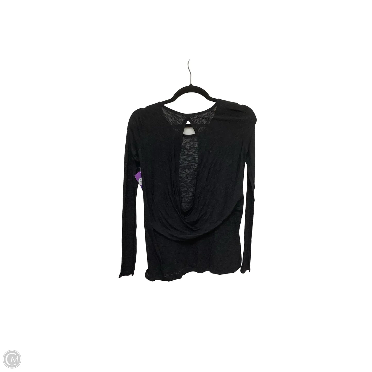Athletic Top Long Sleeve Crewneck By Lululemon In Black, Size: 2