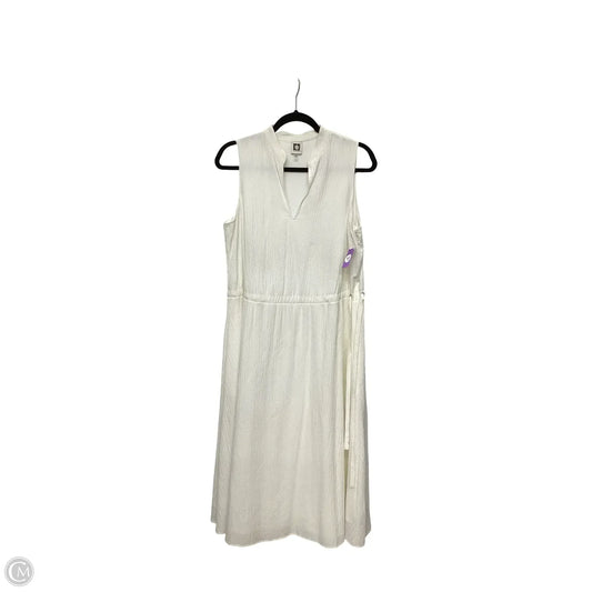 Dress Casual Midi By Anne Klein In White, Size: 10