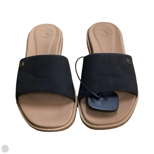 Sandals Flats By Reef In Black, Size: 6