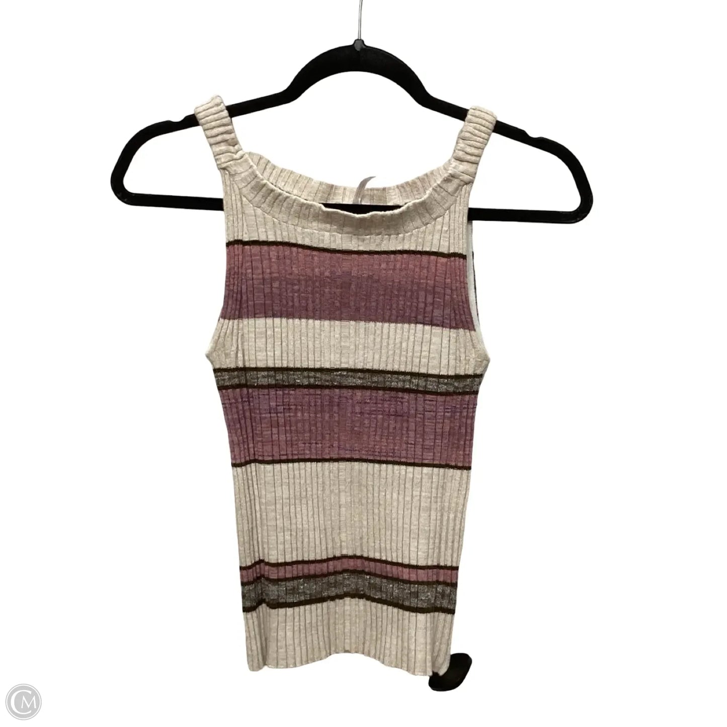 Blouse Sleeveless By Free People In Striped Pattern, Size: S