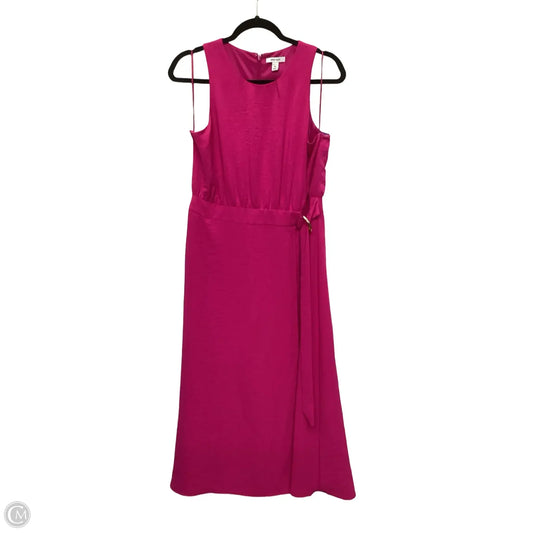 Dress Casual Midi By Nine West In Pink, Size: M