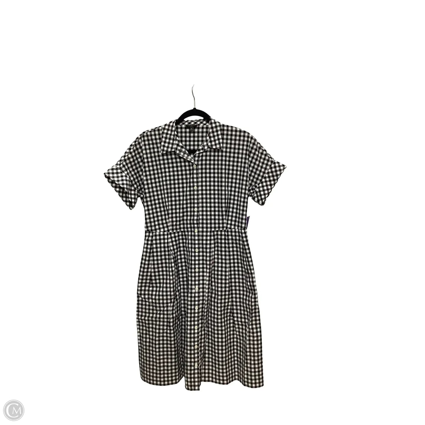 Dress Casual Short By Talbots In Checkered Pattern, Size: 8p