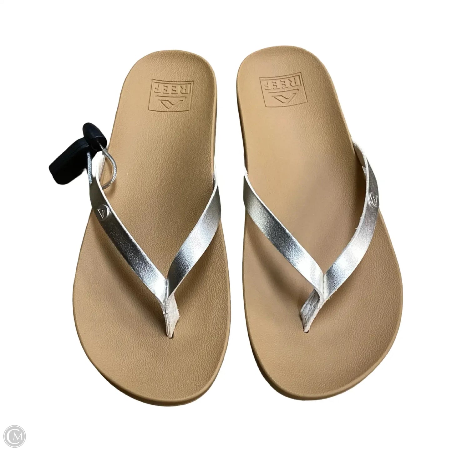 Sandals Flats By Reef In Gold, Size: 7