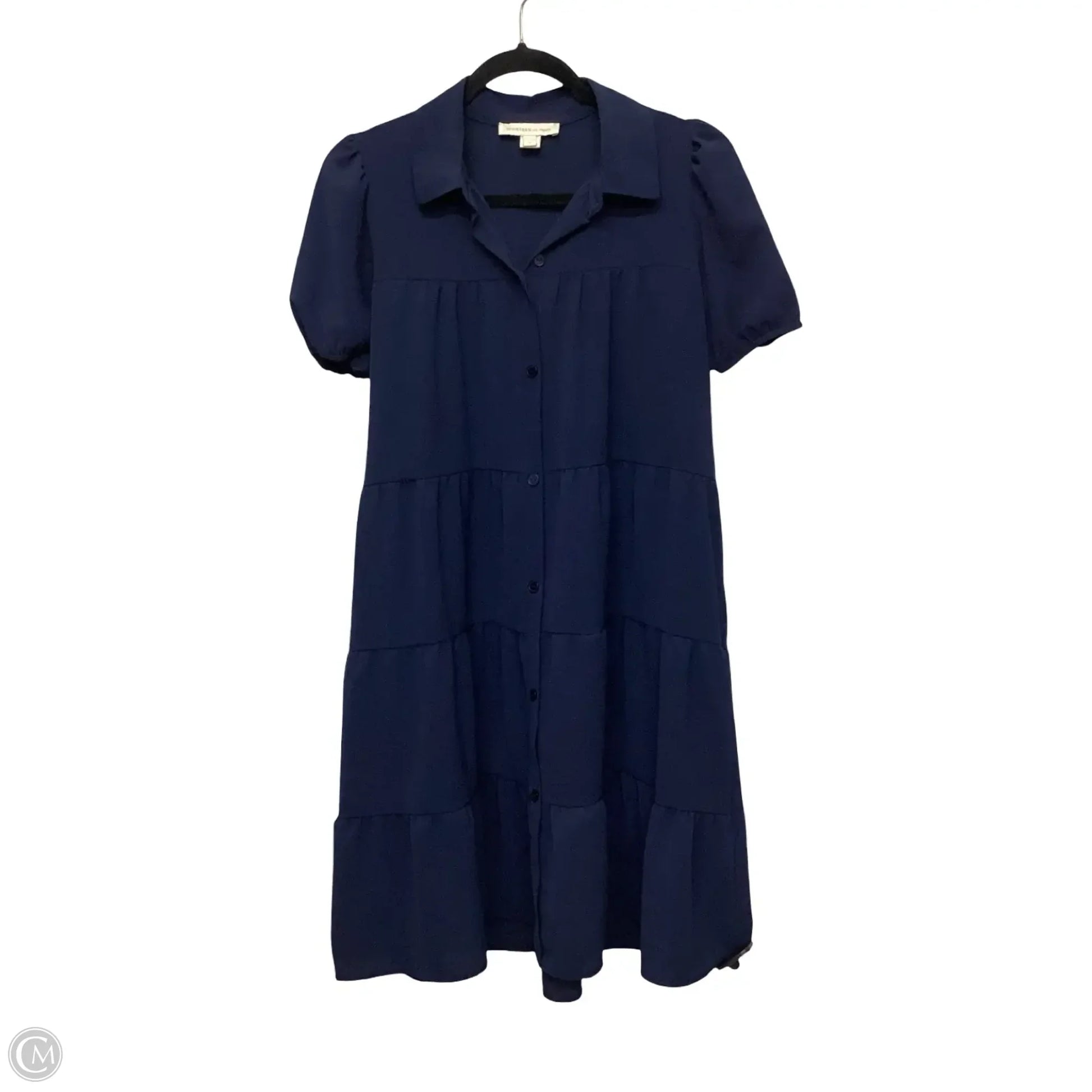 Dress Casual Short By Monteau In Nautical Print, Size: M Dress Casual Short By Monteau In Nautical Print, Size: M