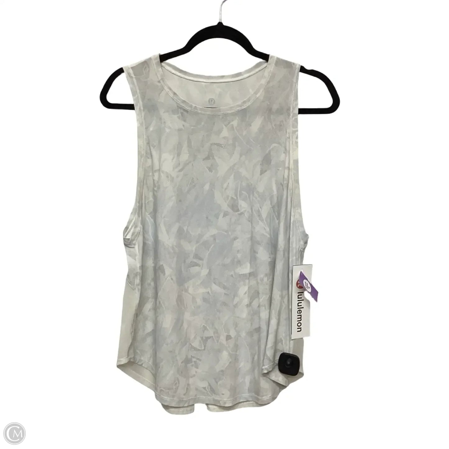 Athletic Tank Top By Lululemon In Grey, Size: 8
