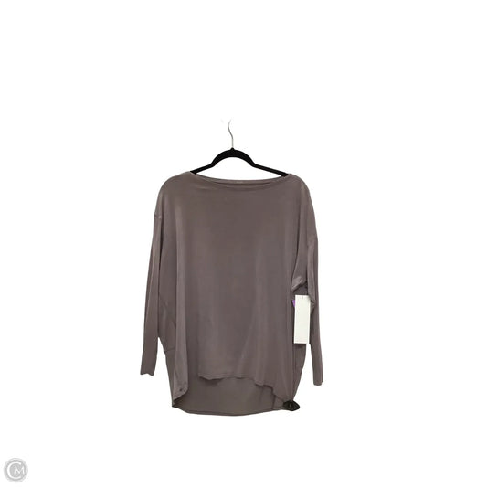 Athletic Top Long Sleeve Crewneck By Lululemon In Purple, Size: 10