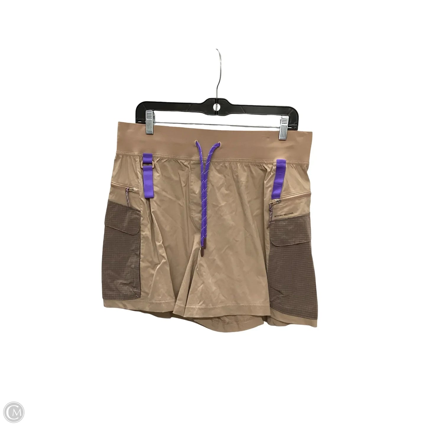 Athletic Shorts By Lululemon In Tan, Size: 12