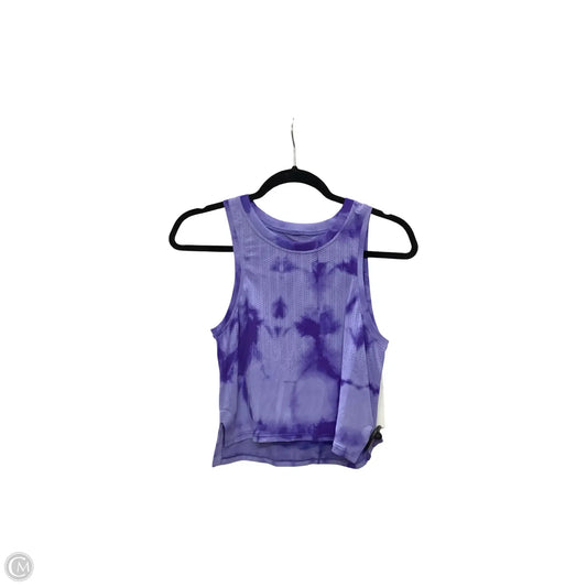 Athletic Tank Top By Lululemon In Purple, Size: 4