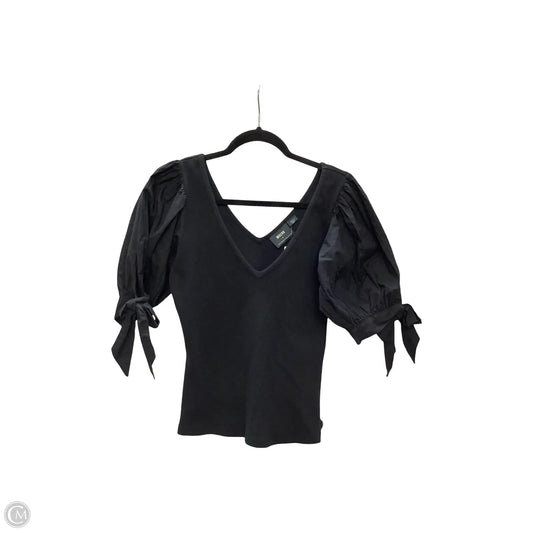 Blouse Long Sleeve By Maeve In Black, Size: S
