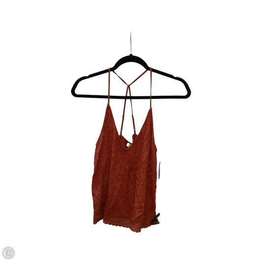 Blouse Sleeveless By Free People In Red, Size: Xs