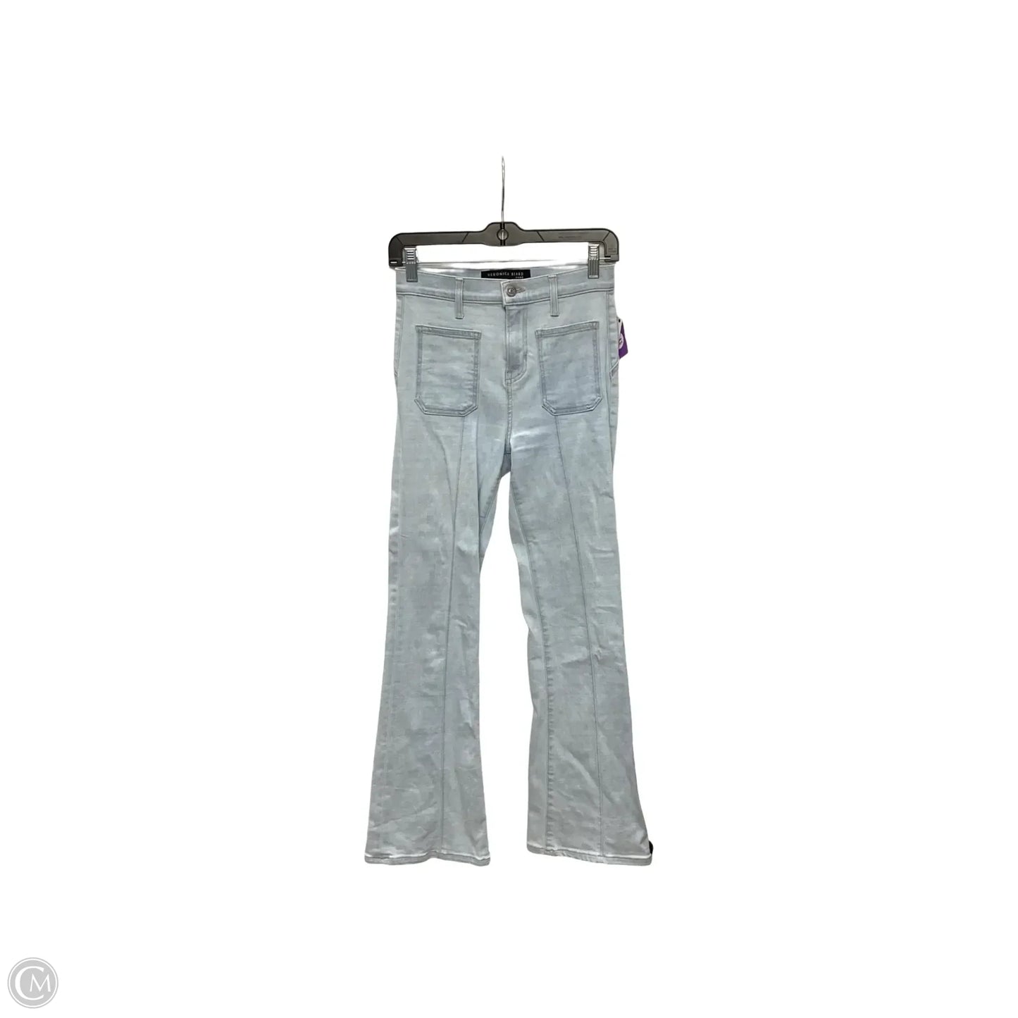 Designer Jeans Flared By Veronica Beard In Blue Denim, Size: 0