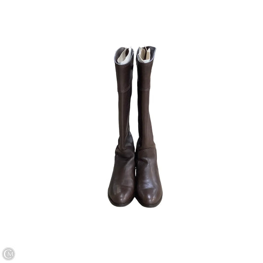 Boots Designer By Tory Burch In Brown, Size: 7.5