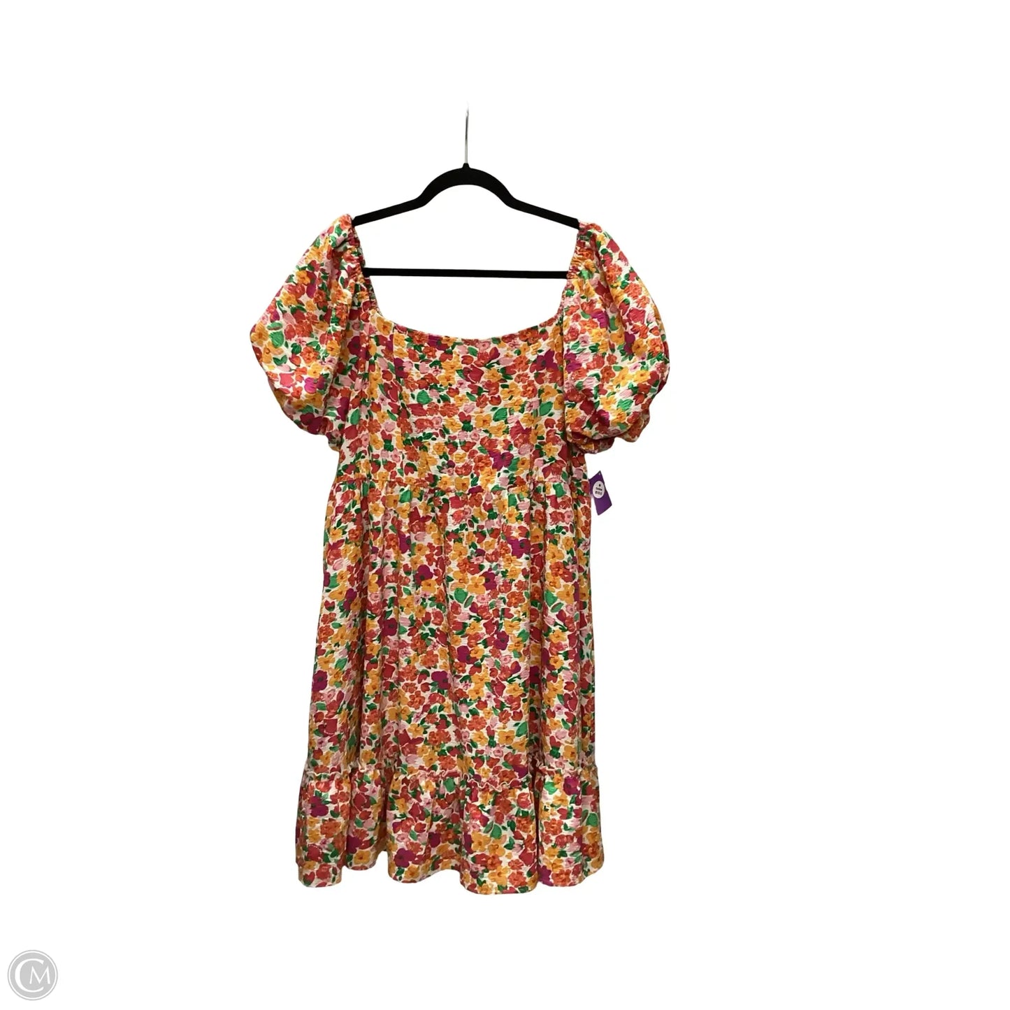 Dress Casual Short By Umgee In Floral Print, Size: 2x