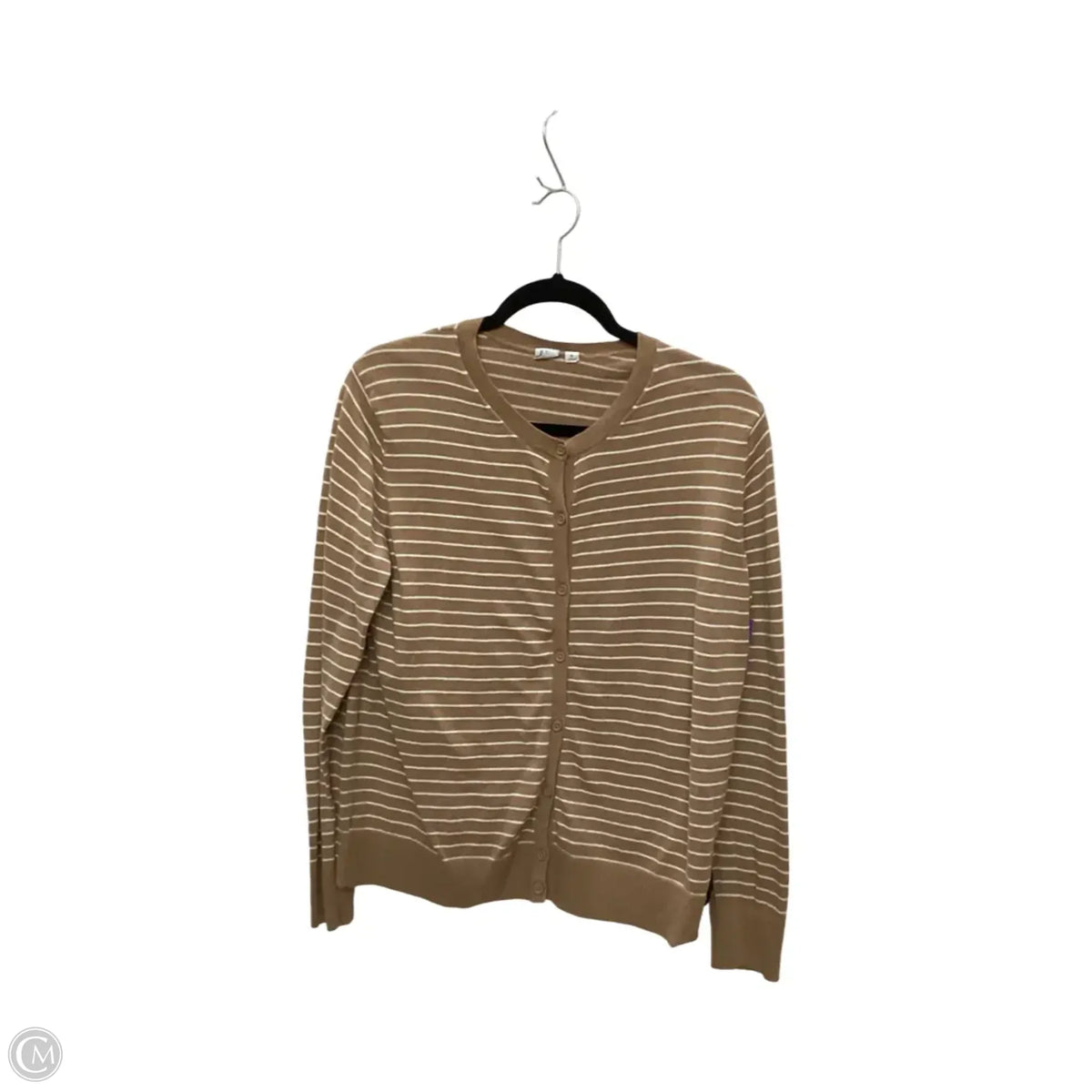 Cardigan By Gap In Striped Pattern, Size: Xl