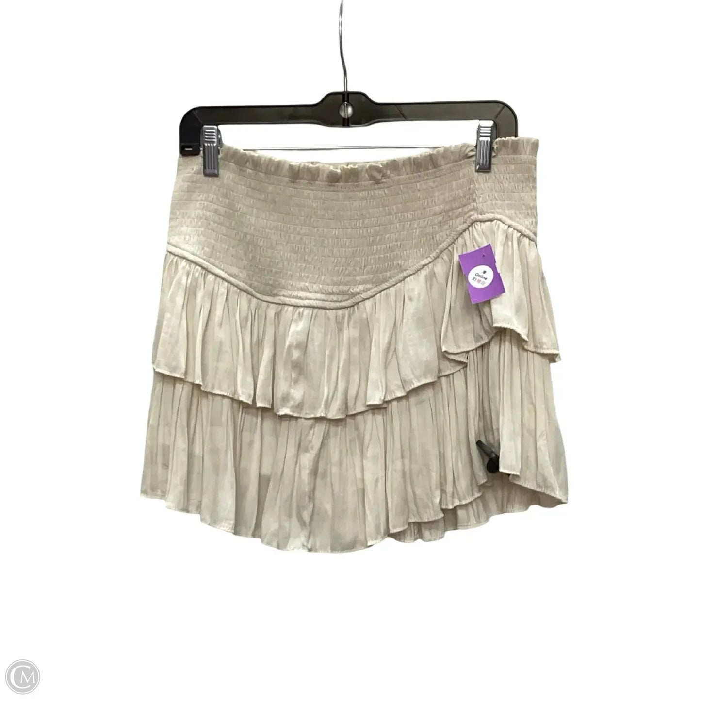 Skirt Mini & Short By Mustard Seed In Tan, Size: L