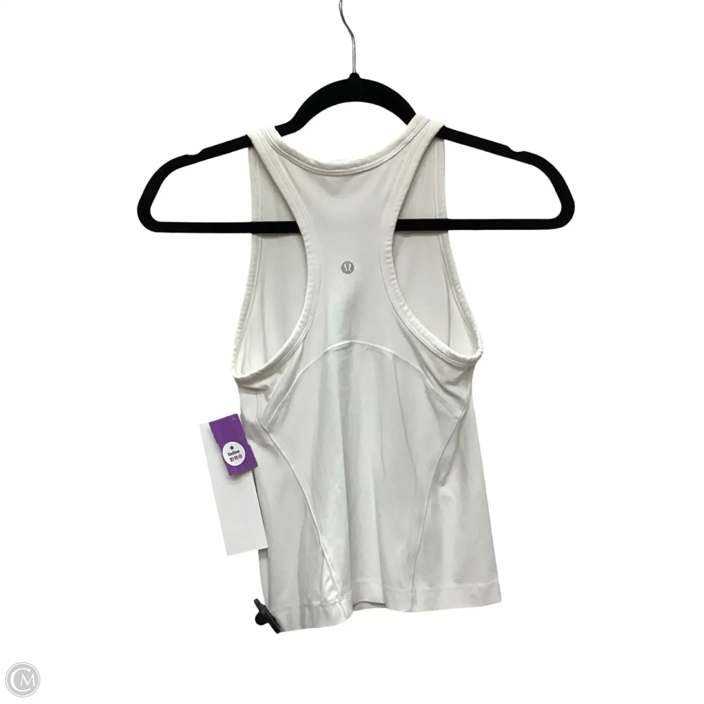 Athletic Tank Top By Lululemon In White, Size: 4